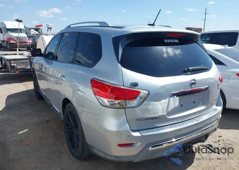 2015 Nissan Pathfinder Sl из США, поврежденный, VIN 5N1AR2MM8FC626630